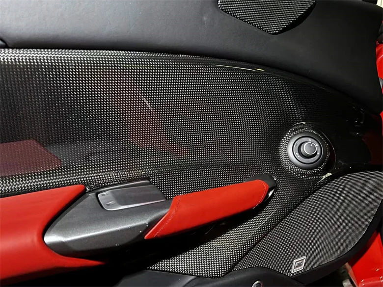 Ferrari 488 GTB unveils new high-quality OEM-style dry carbon fiber door pairs