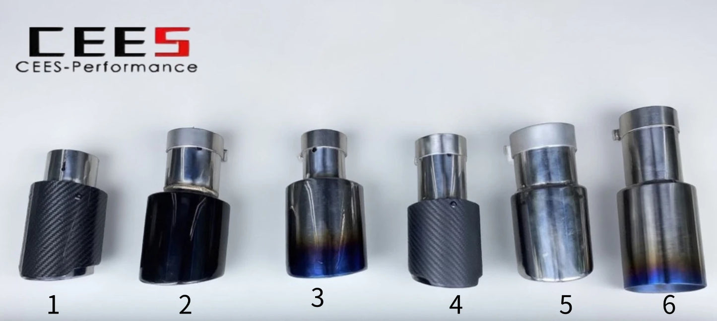 High Performance CEES Valved Catback Exhaust System for Honda CIVIC Type R/Type - R 2.0T (2017 - 2023)