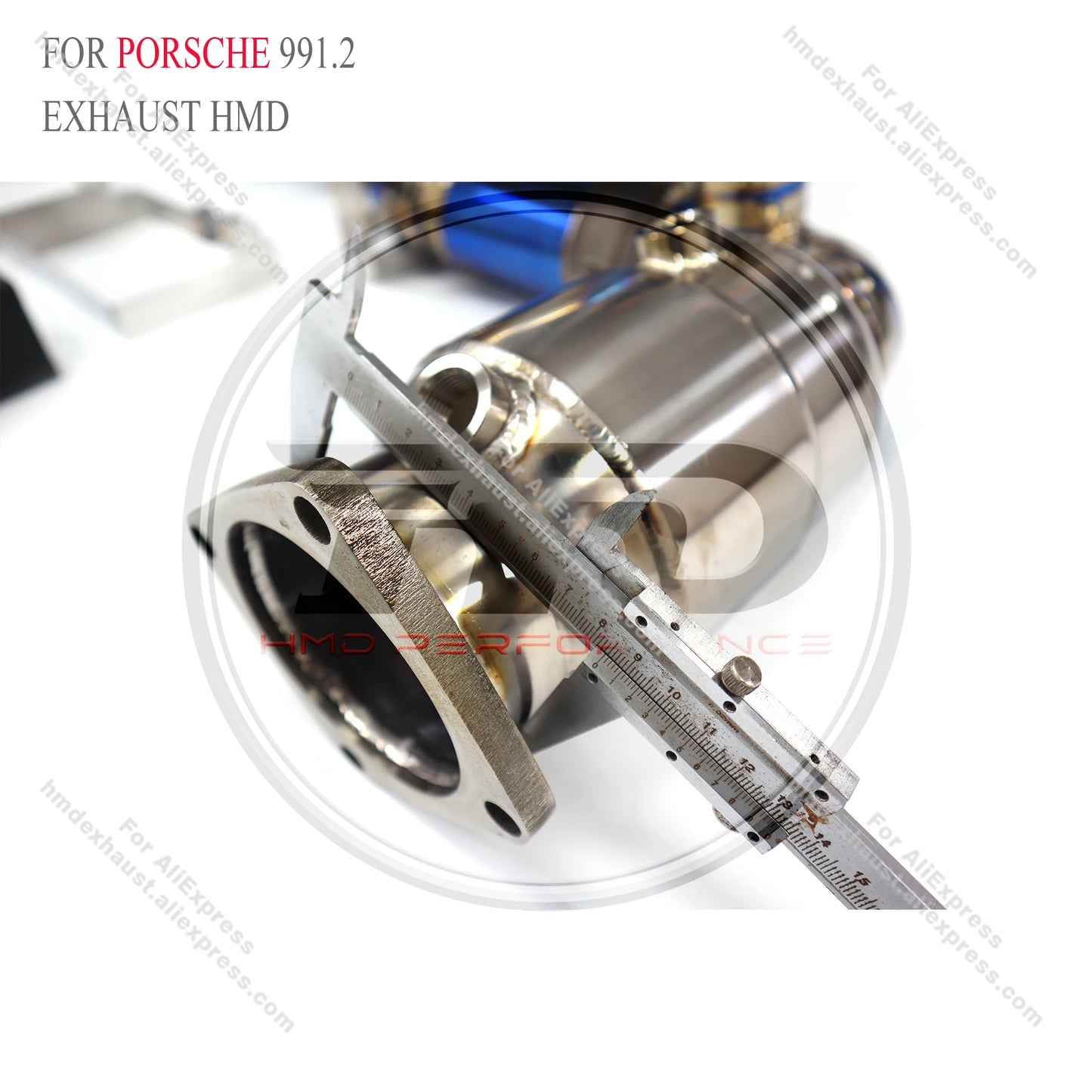 HMD Exclusive customization Exhaust System Titanium alloy High Flow Downpipe and catback for Porsche 911 991.2 with GT3