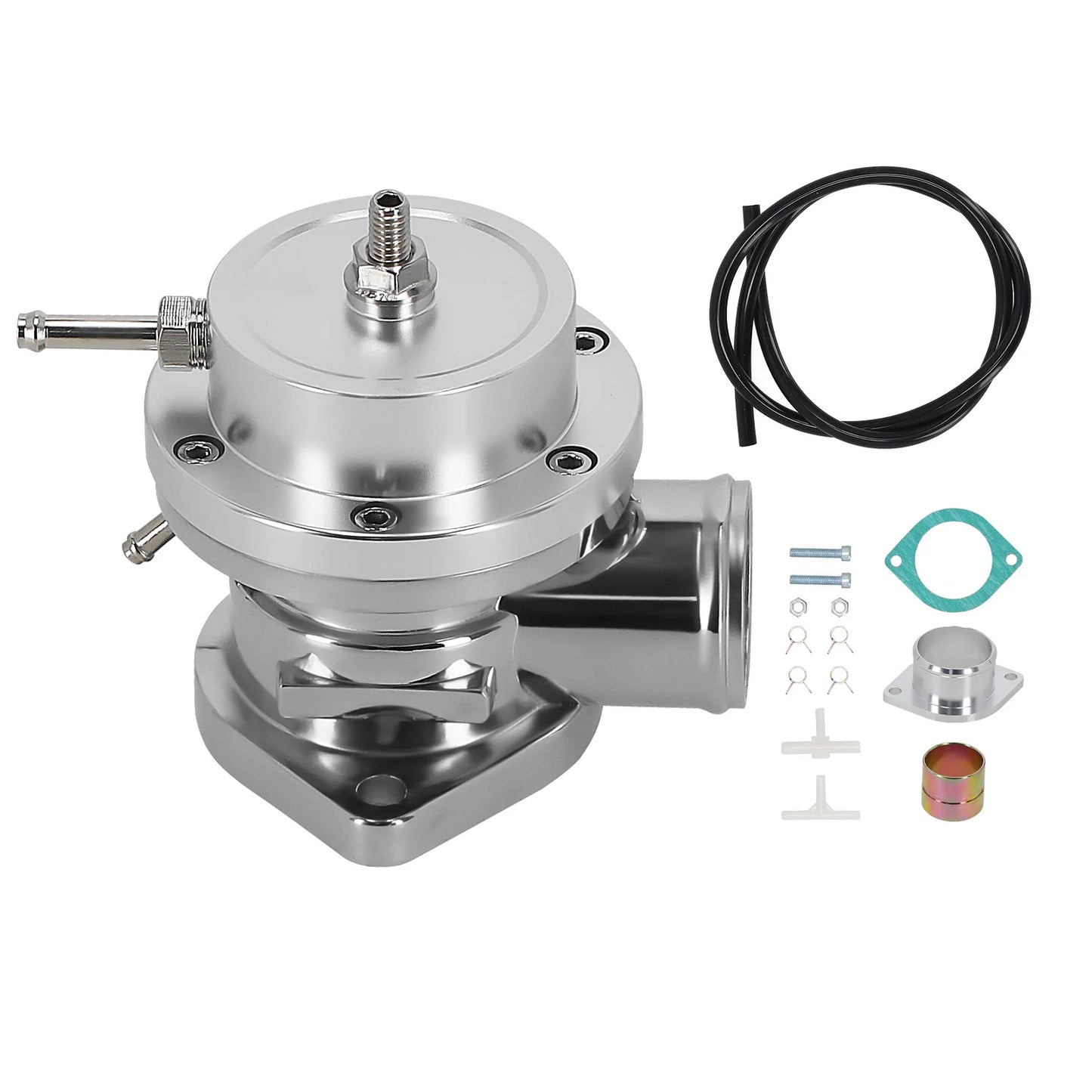 Turbo Pressure T3 T4 T04E Universal Turbo kit  Stage III+Wastegate+Turbo Intercooler++Piping Oil Line 10PC Turbocharger Kit