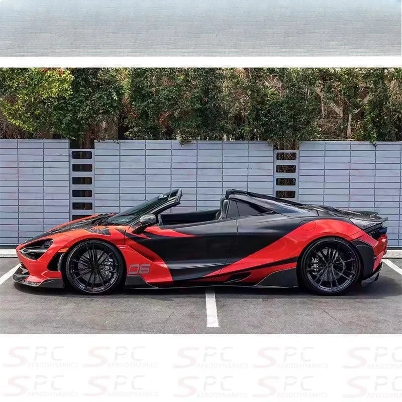 SPC 720S R Style Dry Carbon Fiber Body Kit for Mclaren 720S Dry Carbon Fiber Carbon Fiber Tuining Kit for Mclaren 720S