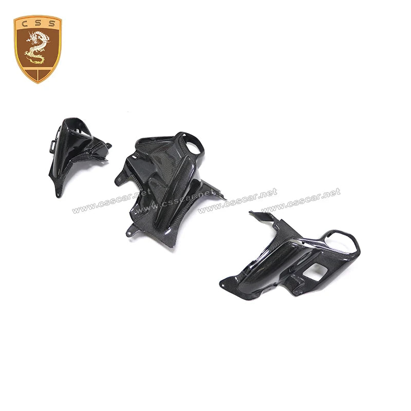 For Ferrari 458 OEM Replement Instrument Panel Air Conditioning Cover Trims Dry Carbon Fiber Interior Decoration Accessories