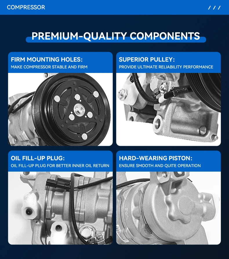 For Honda JAZZ V 38800-6Y0-E01 042400-0960 ESB27C Automotive Electric Hybrid ac compressor