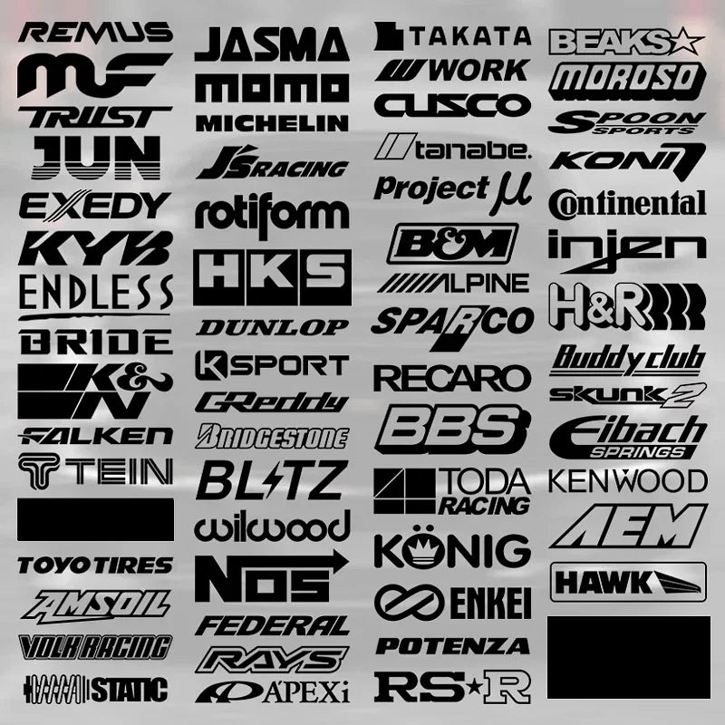 Color: Silver - 15CM Motorcycle stickers Random 15pcs Racing Sponsor Set Cool Reflective Car Vinyl Decal for JDM EDM Race Turbo Drift - 61Styles - Premium Ornamental & Cleaning from NoEnName_Null - Just $18.24! Shop now at Rapidvehicles