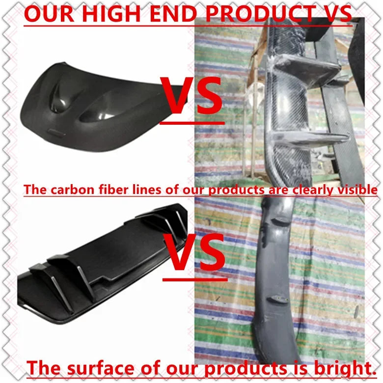 For Aston Martin DBX Dry Carbon Fiber Aerodynamic Kit like MSY Style Wide Body Front and Rear Lip Side Skirts Canard Spoiler