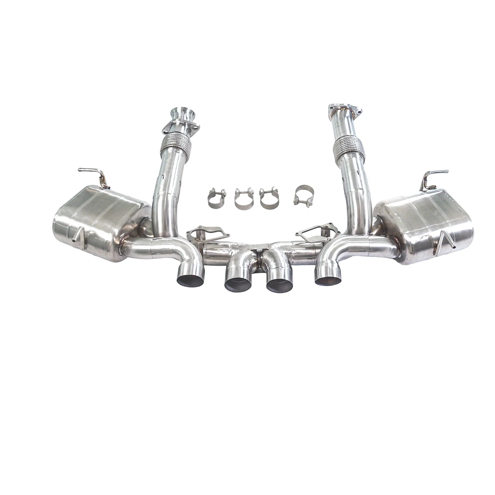 GFC catback exhaust muffler for Chevrolet Corvette C8 Z06 5.5L, Car electric valve exhaust system made of 304 stainless steel