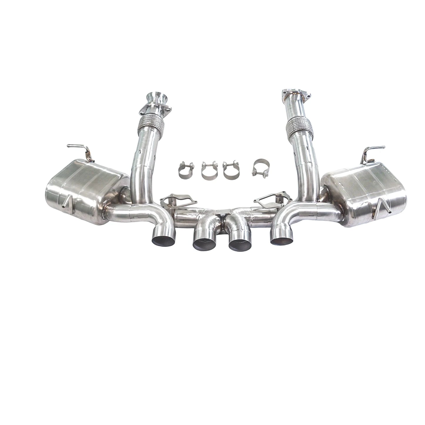 GFC catback exhaust muffler for Chevrolet Corvette C8 Z06 5.5L, Car electric valve exhaust system made of 304 stainless steel