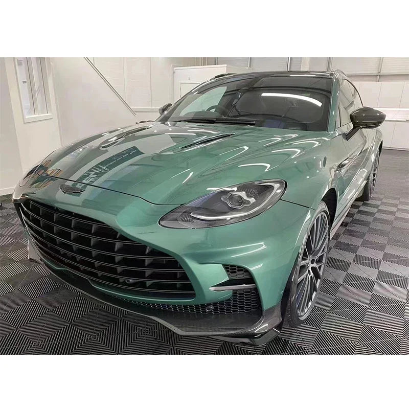 Dry Carbon Fiber Material For Aston Martin DBX Upgrade 707 Style Body Kit Front Bumper Side Skirts Rear Diffuser Top Wing