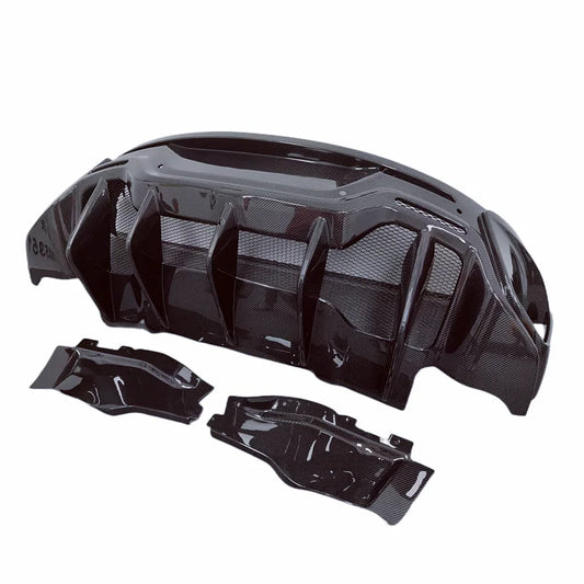 600lt Style Dry Carbon Fiber Rear Bumper Body Kit for McLaren 540C 570s 570GT Front Bumper Side Skirts Hood Rear Spoiler