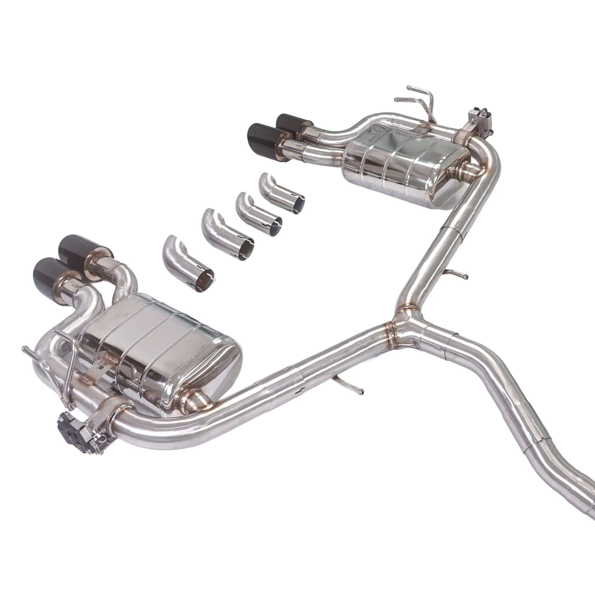 GFC Catback Exhaust Muffler for 2018 10th Gen Honda Civic FC1 1.5T, Car Electric Valve Exhaust System Made of Stainless Steel