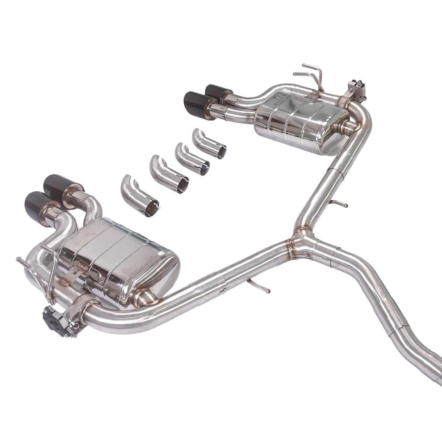 GFC Catback Exhaust Muffler for 2018 10th Gen Honda Civic FC1 1.5T, Car Electric Valve Exhaust System Made of Stainless Steel