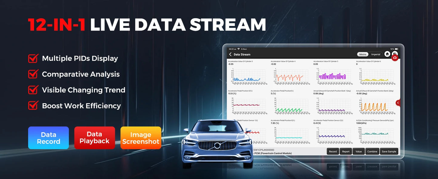 [Lifetime Free Update] KINGBOLEN K8 PRO ELITE Auto Diagnostic Tool Full System ECU Coding 40 Service Bidirectionnal OBD2 Scanner