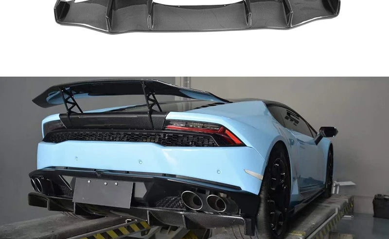 For Lamborghini LP580 LP610 Carbon Fiber DMC Rear Lip Surrounding Spoiler Modified Auto Parts