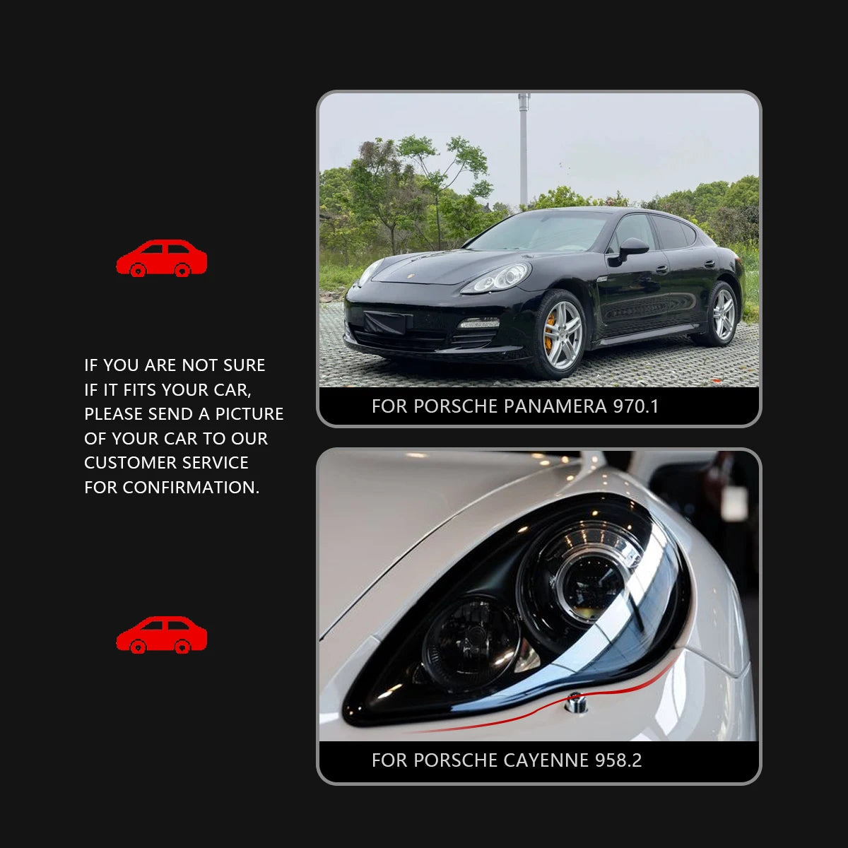 Car Lights For Porsche Panamera LED Headlights 2010 2011 2012 2013 970 970.1 Laser Matrix Headlamps Plug and Play