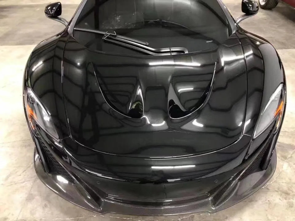 suitable for New Product McLaren MP4-12C 650S Carbon Fiber Hood Upgraded P1 Style Bonnet and Engine Hatch