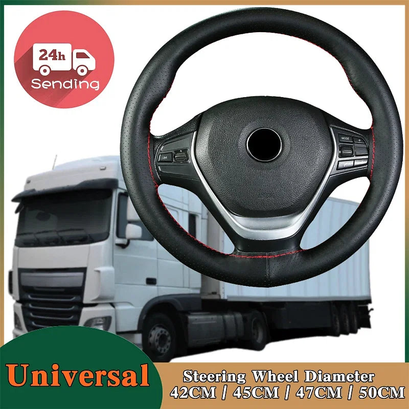 Color Name: GRAY - DIY Extra Large Car Steering Wheel Braid Cover - Premium Interior Accessories from WUNHKF - Just $35.99! Shop now at Rapidvehicles