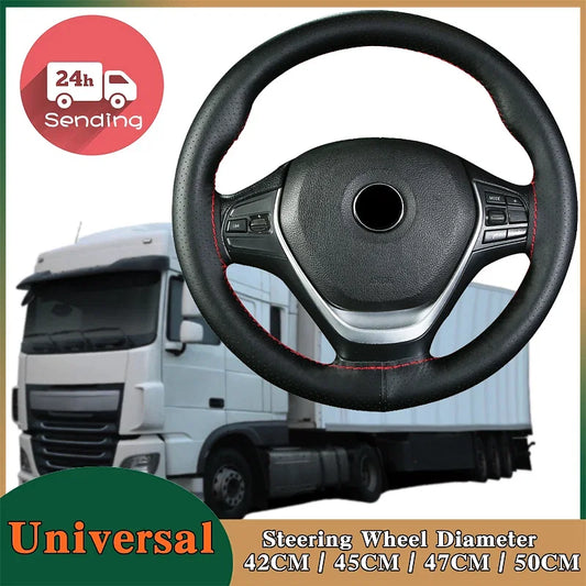 Color Name: GRAY - DIY Extra Large Car Steering Wheel Braid Cover - Premium Interior Accessories from WUNHKF - Just $35.99! Shop now at Rapidvehicles