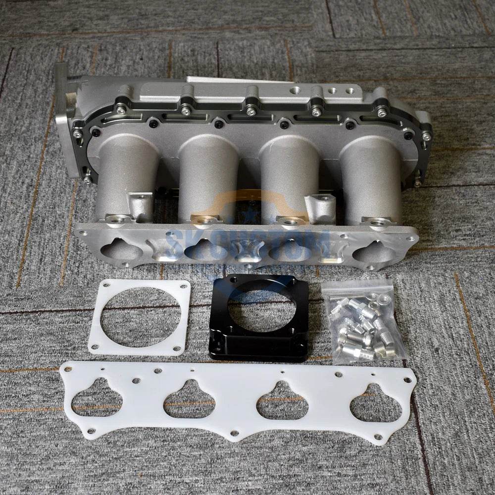 Full Aluminum Alloy Race Patter Intake Manifold Suitable For Honda 2002-2005 Civic Coupe SI RSX K Series K20A K20A2 K20Z1 K24A1