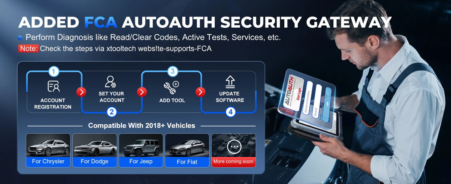 XTOOL D8S Car Diagnostic Tools Bidirectional Scan Tool Automotive Scanner ECU Coding Key Programming 42+ Services Topology Map