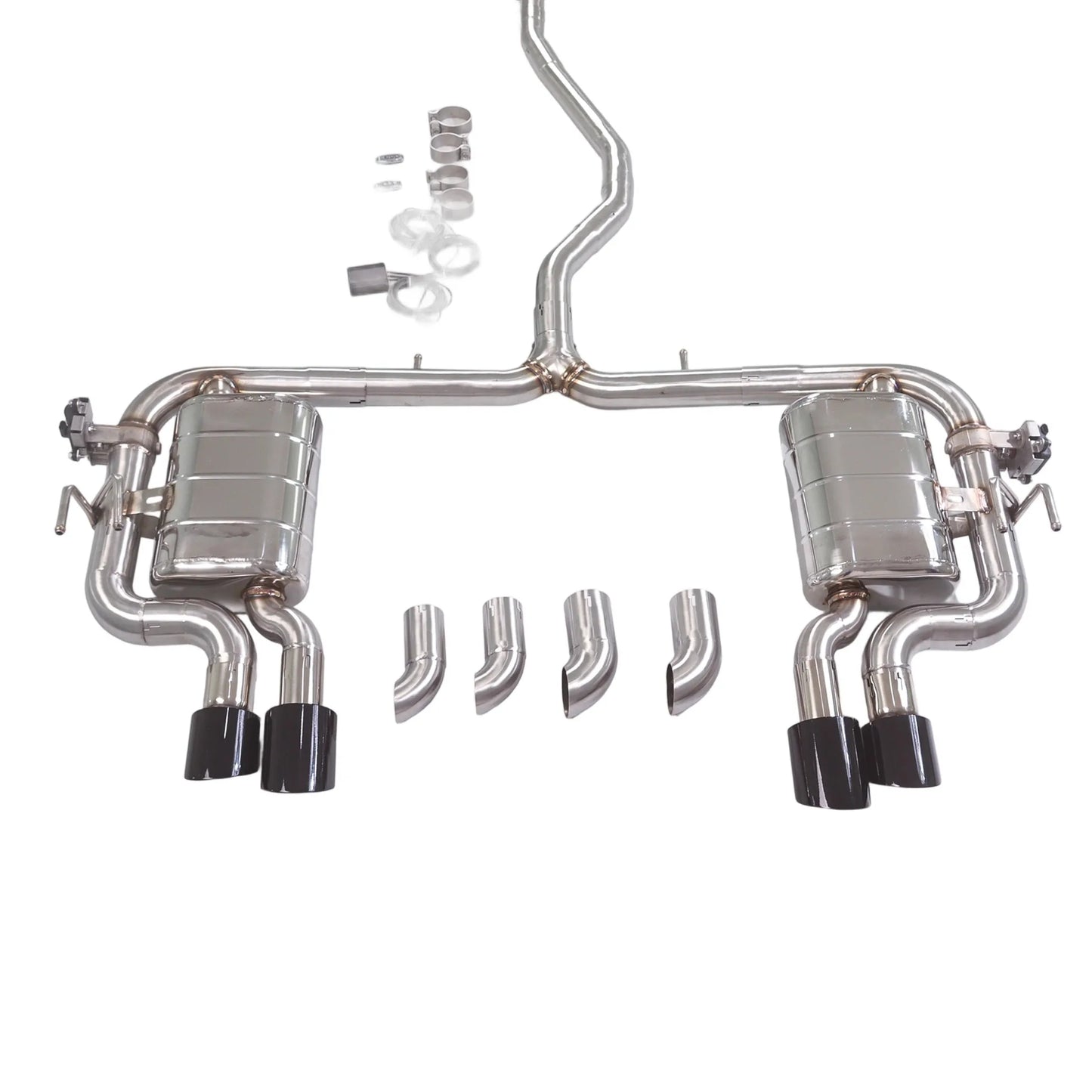 GFC Catback Exhaust Muffler for 2018 10th Gen Honda Civic FC1 1.5T, Car Electric Valve Exhaust System Made of Stainless Steel