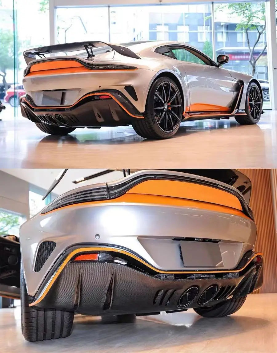 High-quality goodsHigh-Quality Carbon Fiber Body Kit for Aston Martin Vantage V12 Style Front Bumper Rear Bumper Bodykit