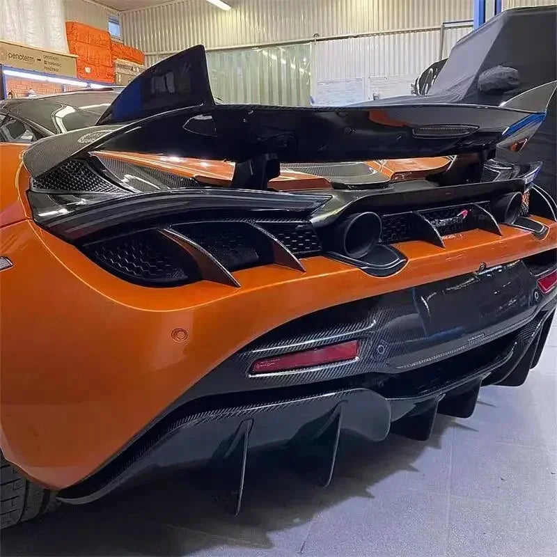 carbon fiber Carbon fiber body kit for McLaren 720S 720 Upgraded TOPCAR style front shovel rear diffuser spoiler cover