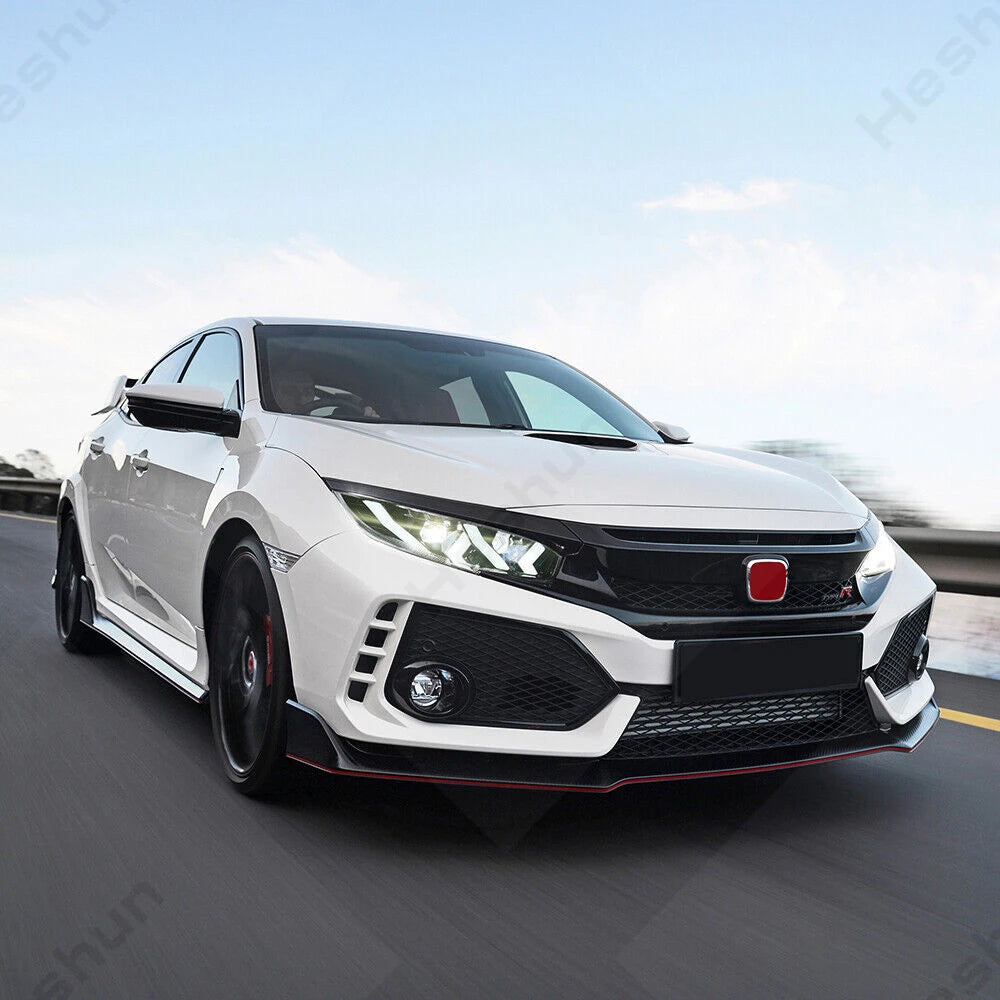 Pair Led Headlights For Honda Civic 2016-2021 Sedan Hatchback Hatch Type R Touring LX EX EX-L Sport FK7 FK8 10th Head Light Lamp