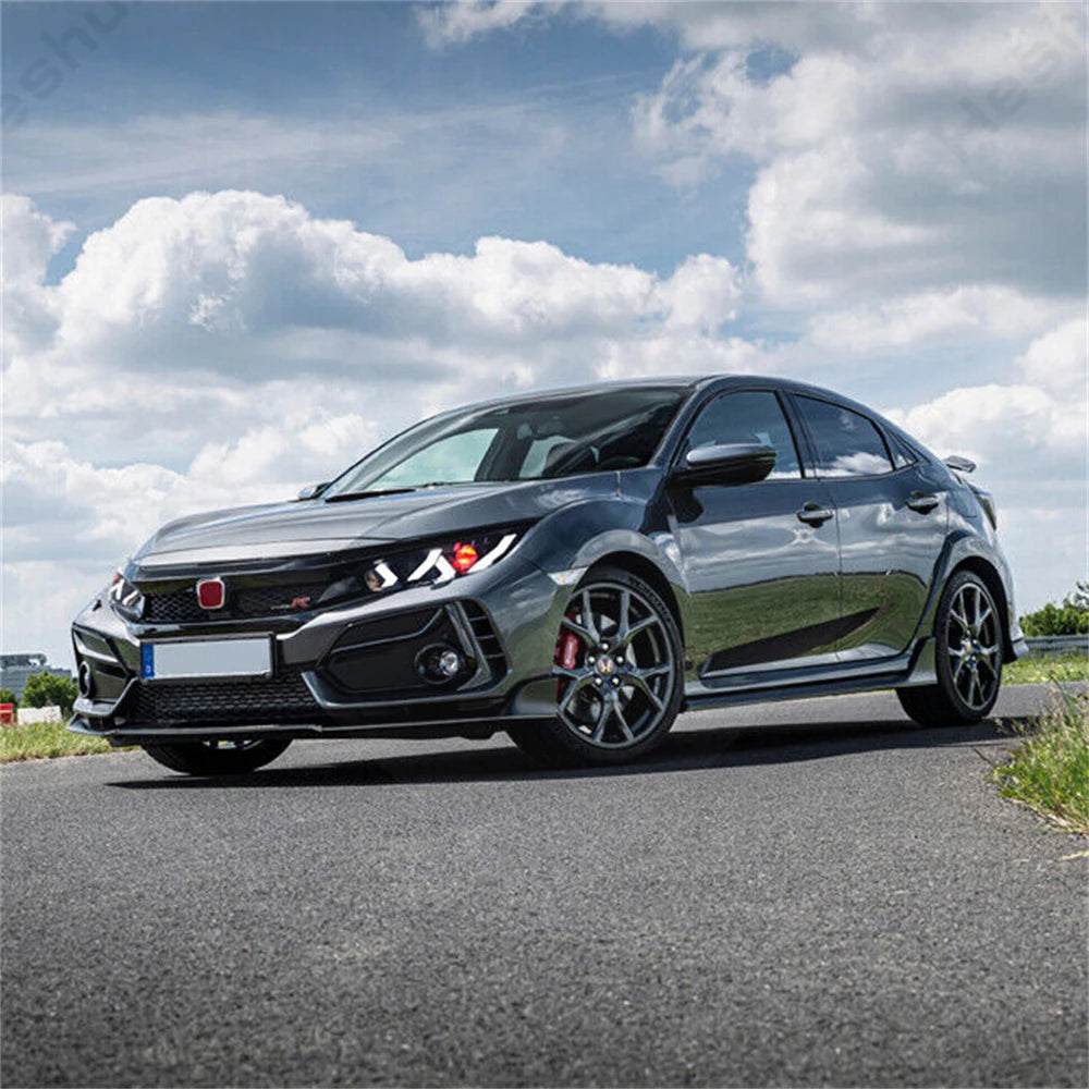 Pair Led Headlights For Honda Civic 2016-2021 Sedan Hatchback Hatch Type R Touring LX EX EX-L Sport FK7 FK8 10th Head Light Lamp