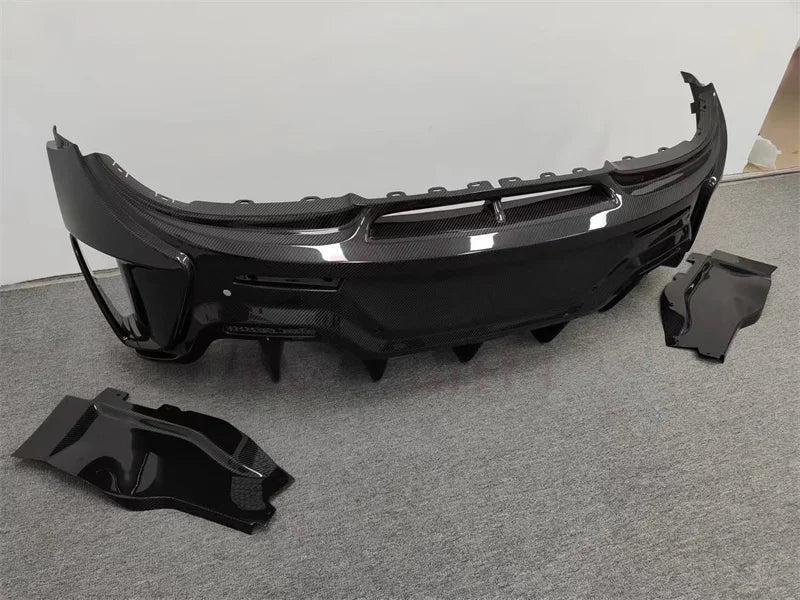 600lt Style Dry Carbon Fiber Rear Bumper Body Kit for McLaren 540C 570s 570GT Front Bumper Side Skirts Hood Rear Spoiler