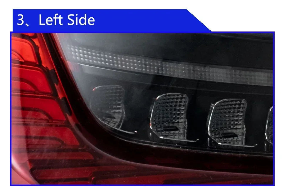 Car Taillights For BMW 3 Series G20 G28 320i 325i 330i 2020-2024 Upgrade LED Dynamic Dragon Scale Taillight Accessories Assembly