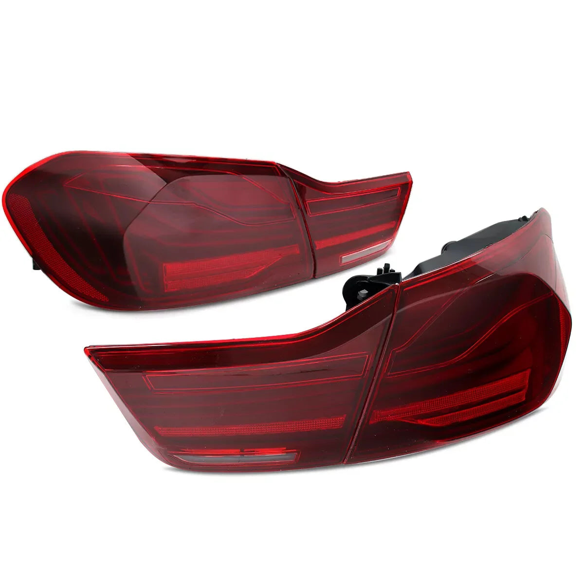 For BMW 4 Series 420i 430i 440i F32 F33 F82 F83 2014-2020 Tail Light Assembly CS Style Signal Lamp Red Lens LED Rear Tail Lights
