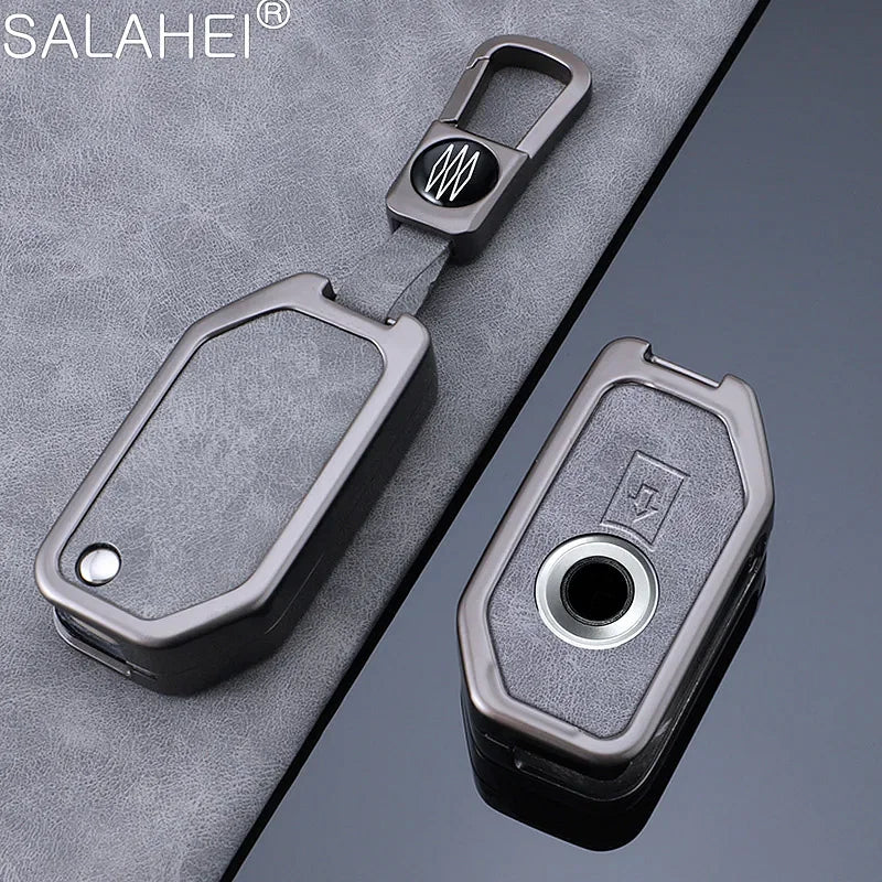 Color Name: Black - Key Case Skin Cover for BMW R1250GS R1200GS - Premium Interior Accessories from salahei - Just $26.09! Shop now at Rapidvehicles