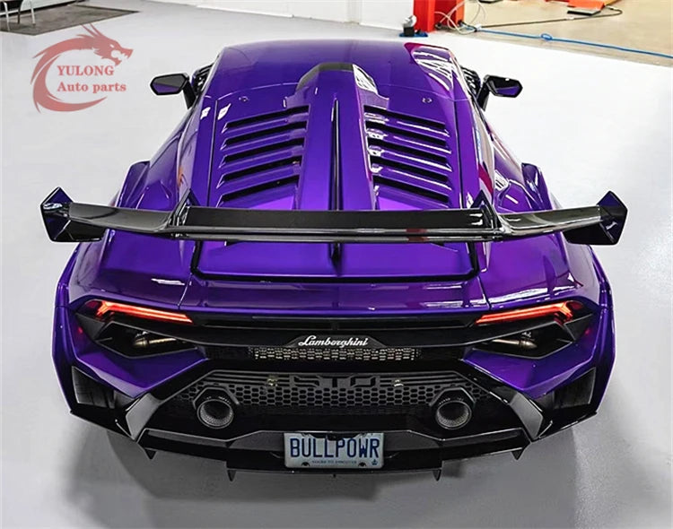 New product STO style hot pressed dry carbon fiber body kit front bumper rear bumper cover for Lamborghini Huracan LP580 LP610