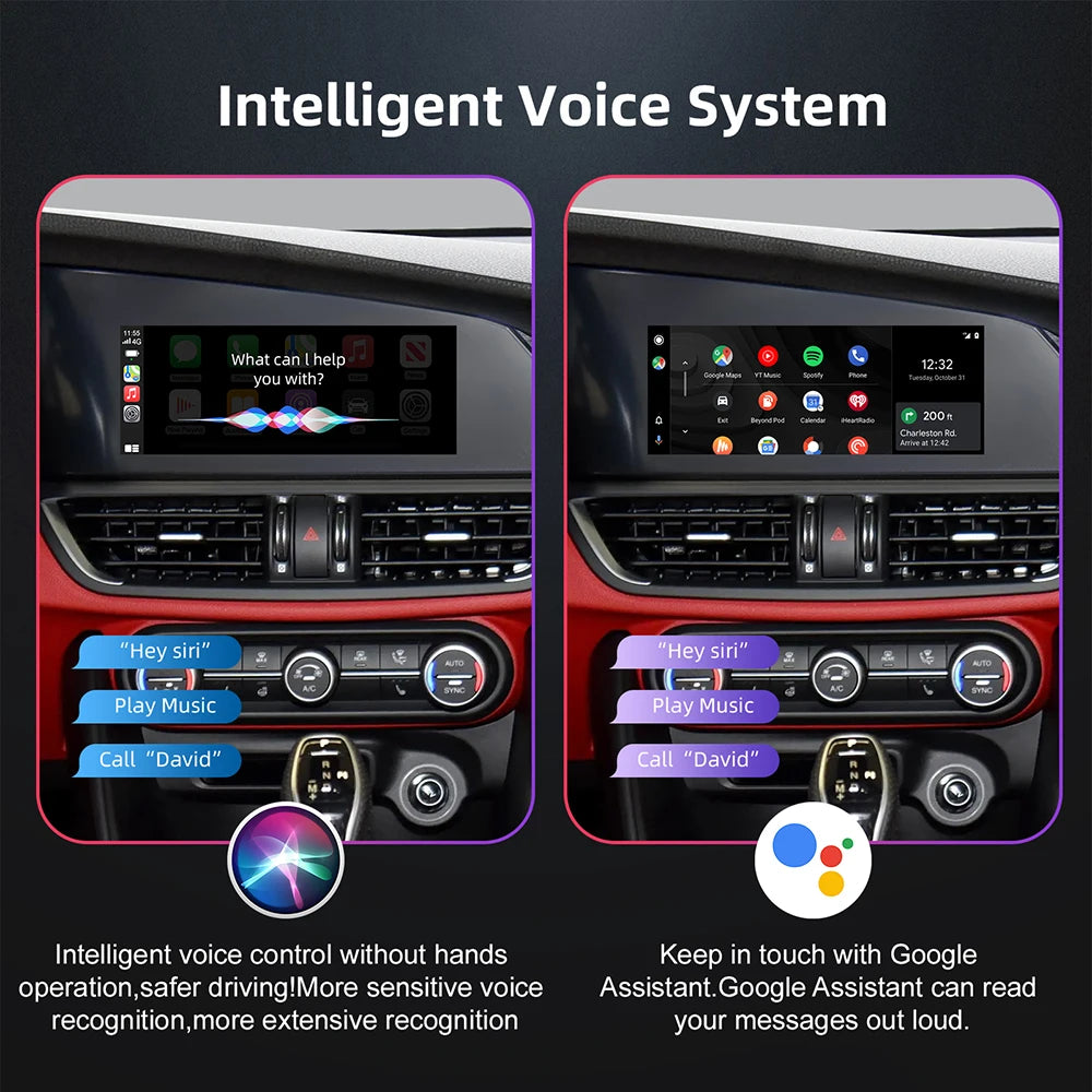 Wireless Carplay for Alfa Romeo Stelvio & Giulia 2017-2020 Models Android Auto Car Play Function Box