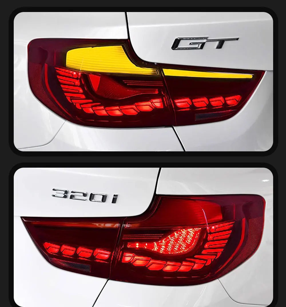 TYPY Car Tail Lights For BMW 3 Series GT F34 2013-2020 LED Car Tail Lamps Daytime Running Lights Dynamic Turn Signals