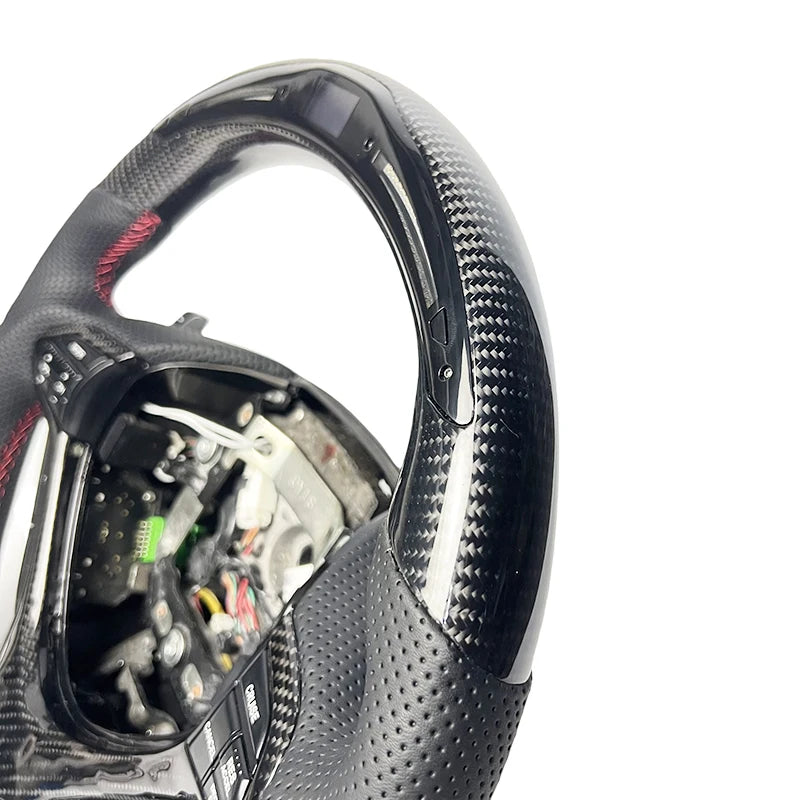 LED Genuine leather carbon fiber steering wheel suitable for Honda Accord CU2 SPIRIOR 2008-2017 series