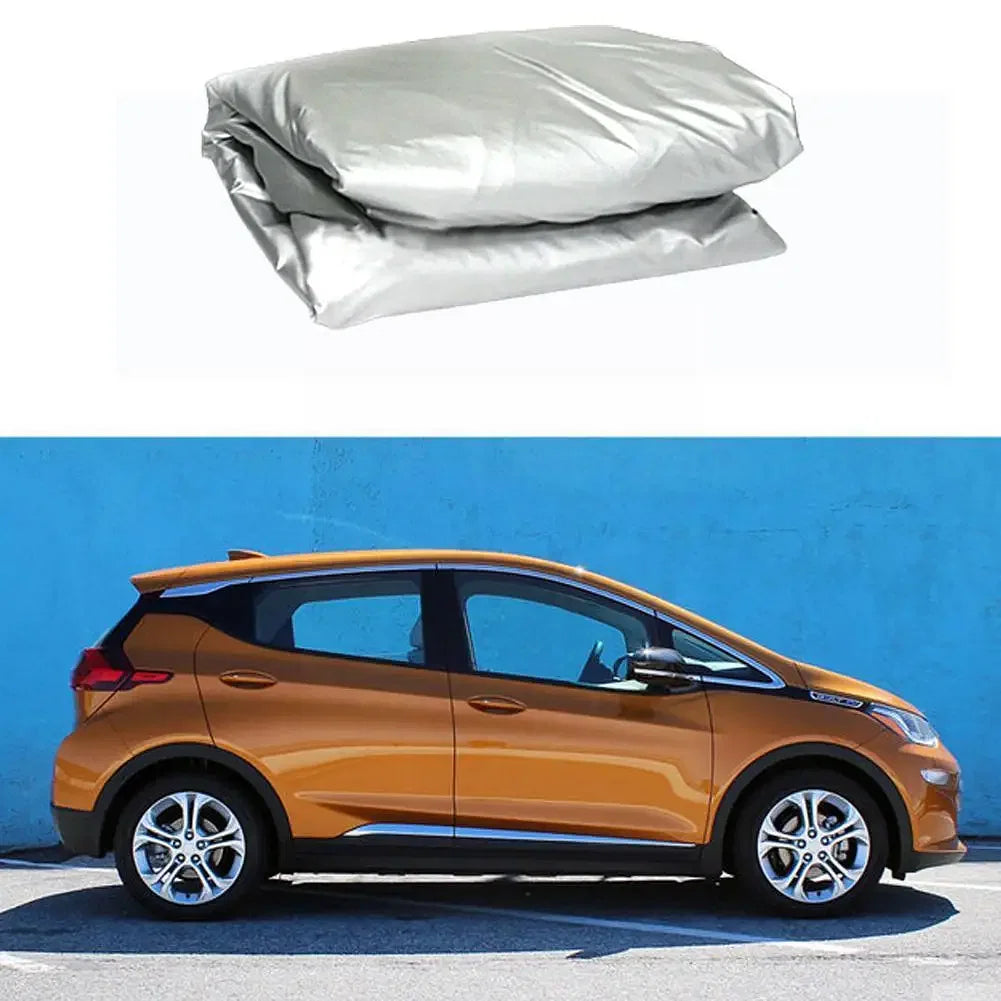 Color Name: GRAY, Ships From: CHINA - Universal Half Car Cover Shade Cover Outdoor Reflection Aluminum Film Waterproof Auto Cover For Sedan Hatchback Suv E2p5 - Premium Exterior Accessories from NoEnName_Null - Just $42.70! Shop now at Rapidvehicles