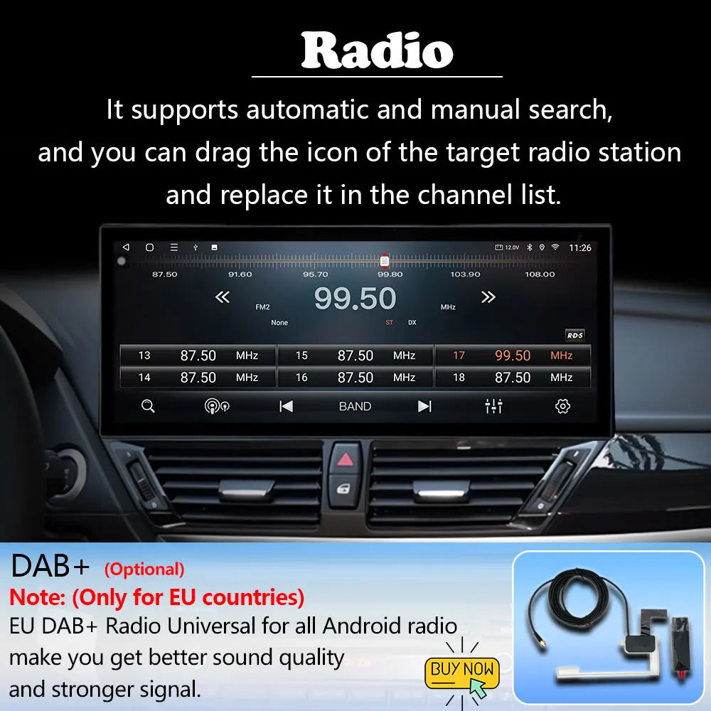 RHD For BMW 5 Series F10 F11 2011 - 2017 Android Wireless Carplay Radio Multimedia Player GPS WIFI DSP Stereo Screen Accessories