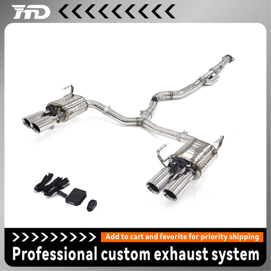 HMD Exhaust Muffler Valve Pipes Auto Performance Parts for 2024+ Subaru WRX 2.4T Valves Exhaust