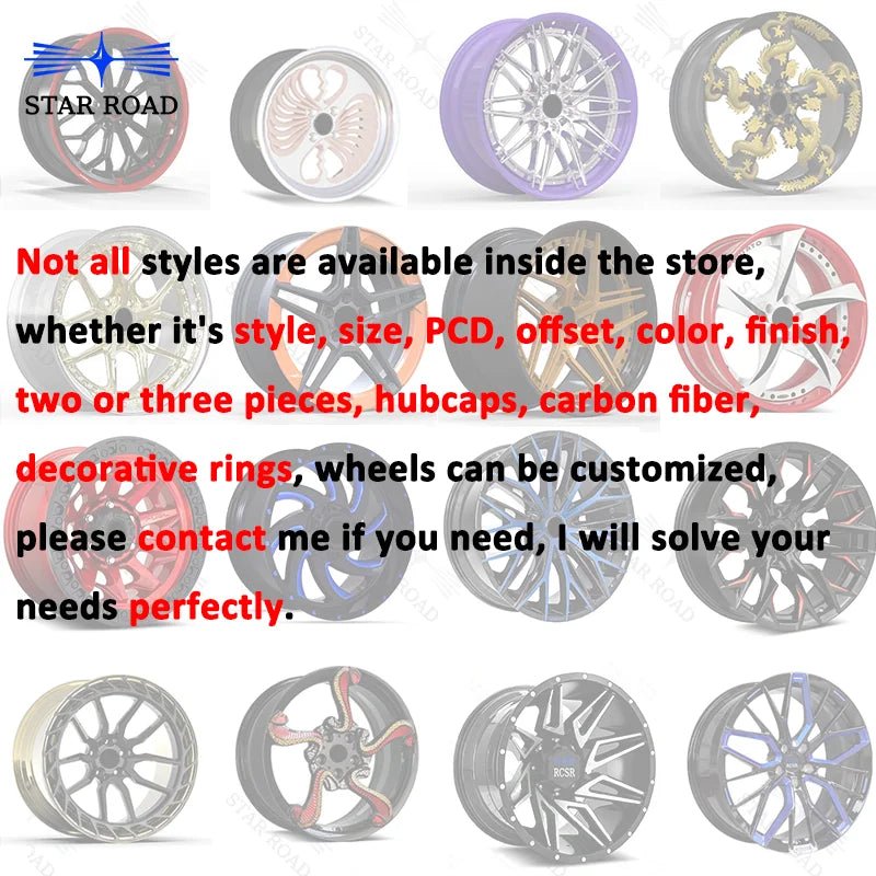 RCSR Center Locking Wheel Hub18 19 20 21 22 Inch Custom Finishes Forged Monoblock Aluminum Alloy Wheel Rim For Alfa Romeo GIULIA