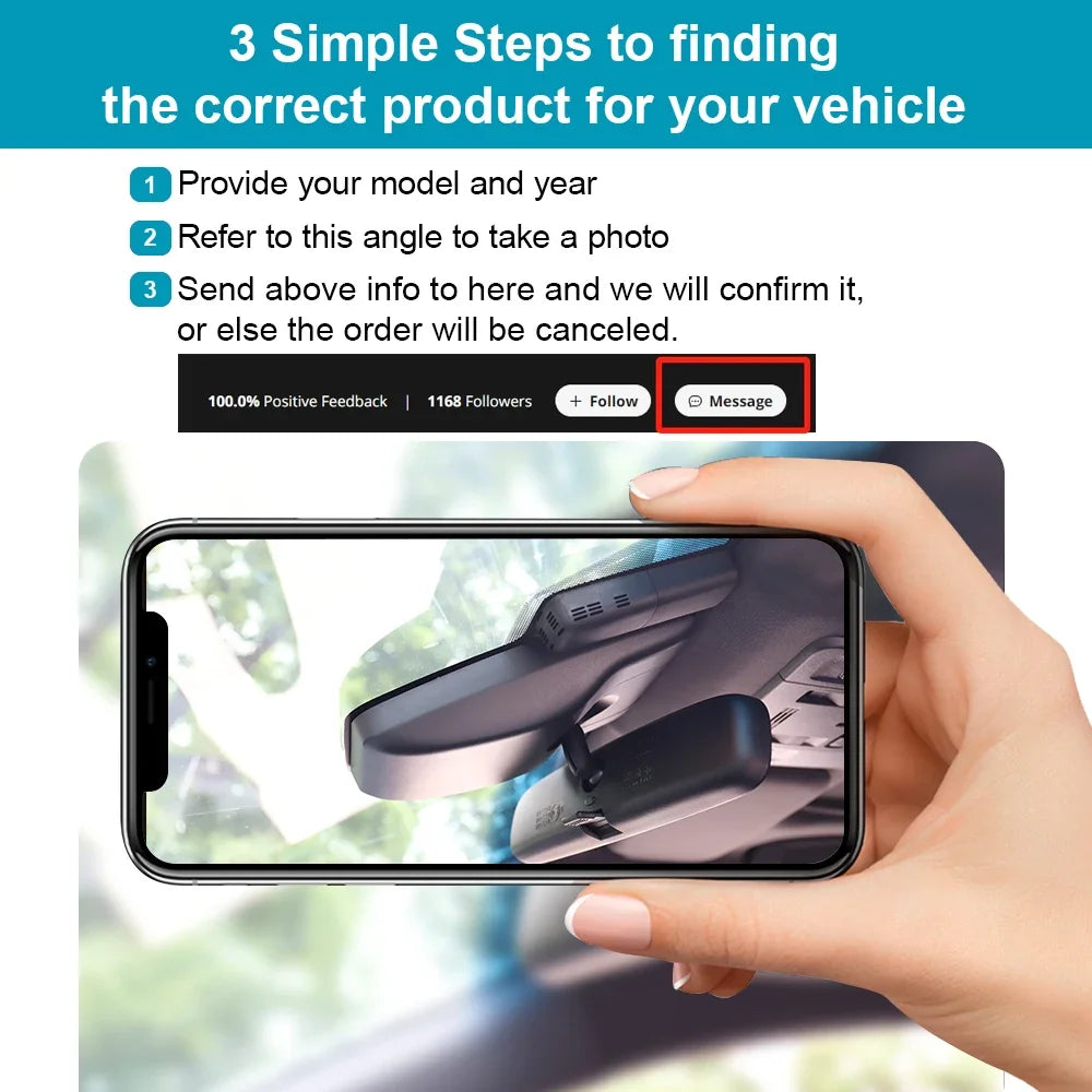 Car Cam For Dodge Hornet / Alfa Romeo Tonale 2023 2024 2025, Perfect Original Factory Style Vehicle Recording Camera