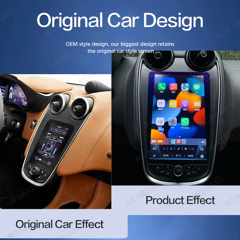 Newest Android Screen for Mclaren GT/570/540C/600LT Android 11 Car Multimedia Player GPS Radio Stereo Head Unit Radio