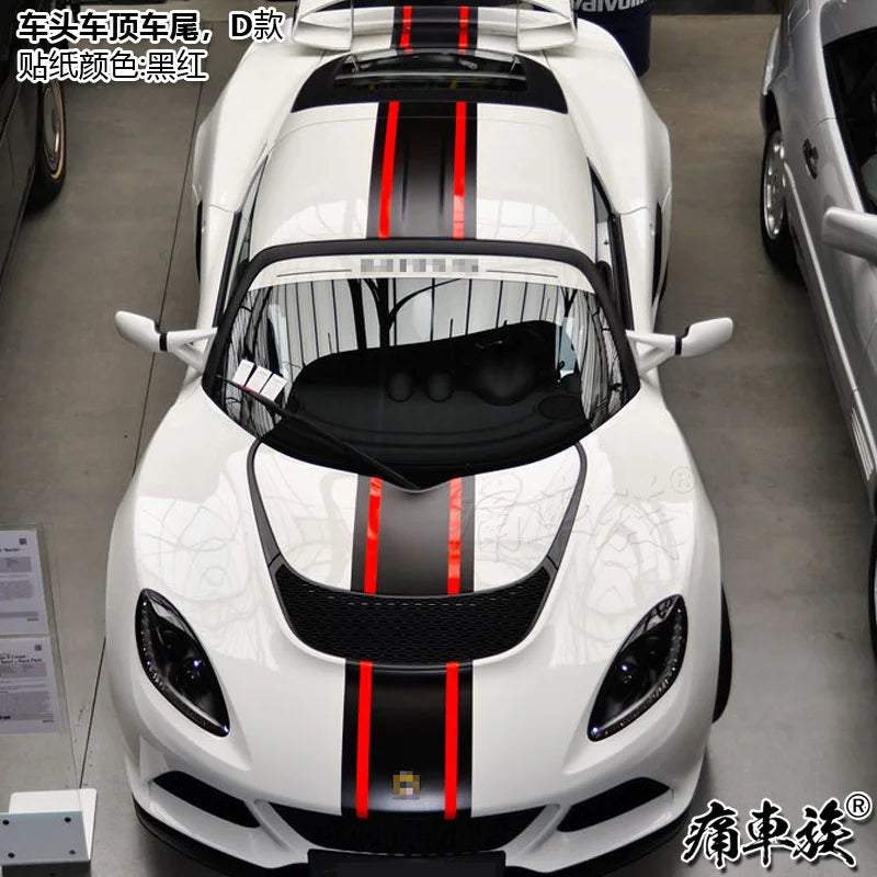 Car sticker FOR lotus Evora 410 Exige sports car decoration modification parallel line Decal fashionable sports film accessories
