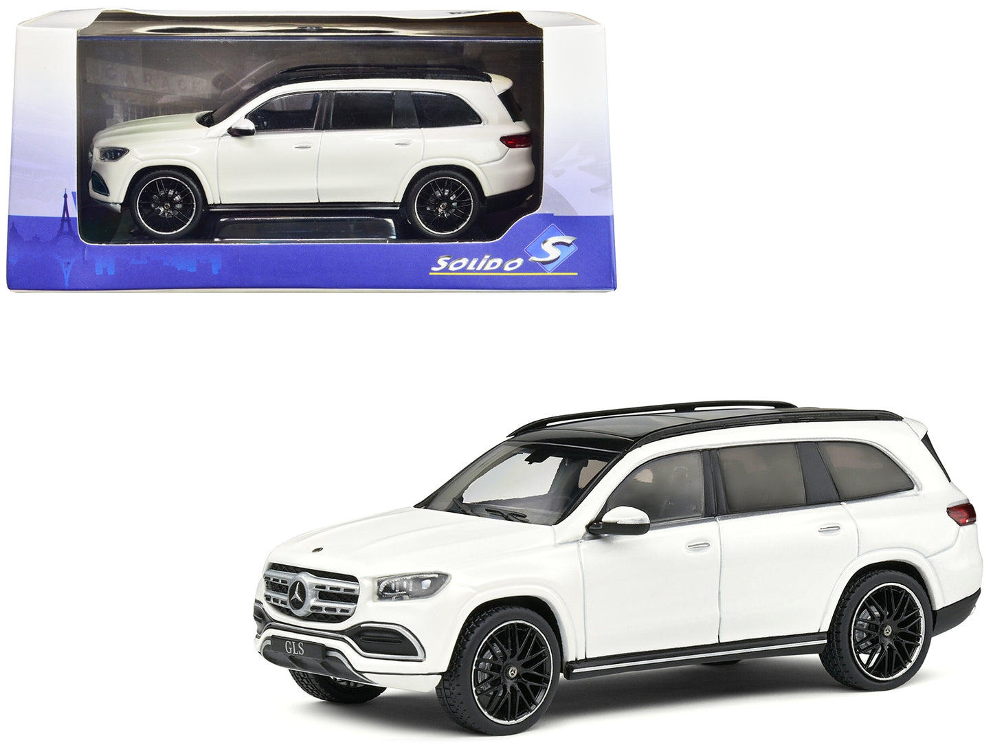 2020 Mercedes-Benz GLS Diamond White with AMG Wheels and Sunroof