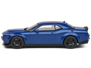 2018 Dodge Challenger SRT Demon Electric Blue Pearl 1/43 Diecast Model Car by Solido - Premium Dodge Models from Solido - Just $42.99! Shop now at Rapidvehicles