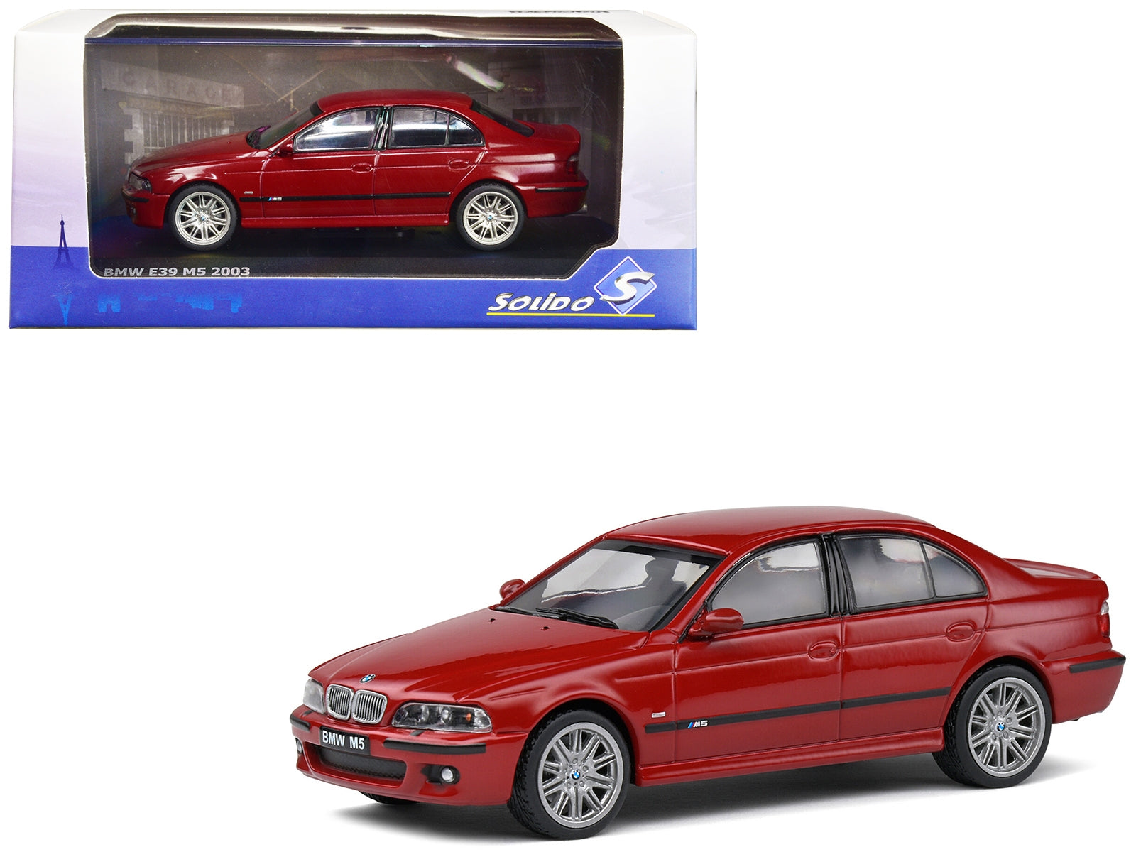 2003 BMW E39 M5 Imola Red 1/43 Diecast Model Car by Solido - Premium BMW Models from Solido - Just $45.99! Shop now at Rapidvehicles