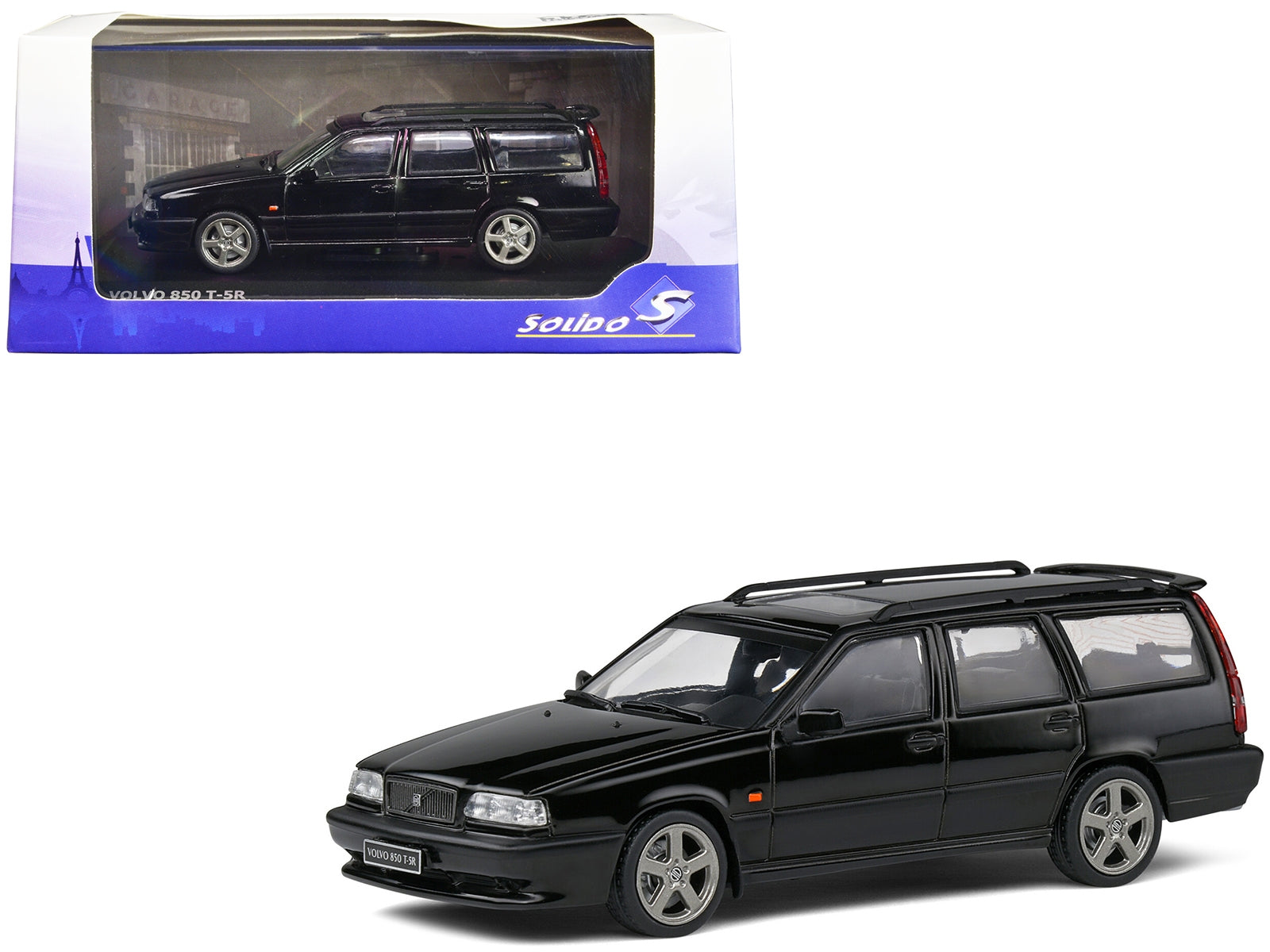 1996 Volvo 850 T5-R Black 1/43 Diecast Model Car by Solido - Premium Volvo Models from Solido - Just $50.18! Shop now at Rapidvehicles