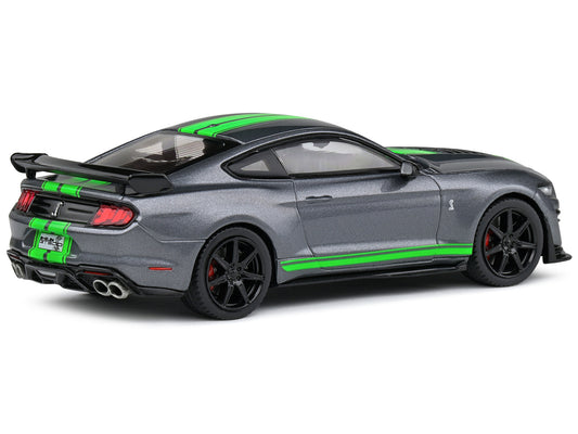 Shelby Mustang GT500 Fast Track Gray Metallic with Neon Green - Premium Shelby Models from Solido - Just $61.19! Shop now at Rapidvehicles