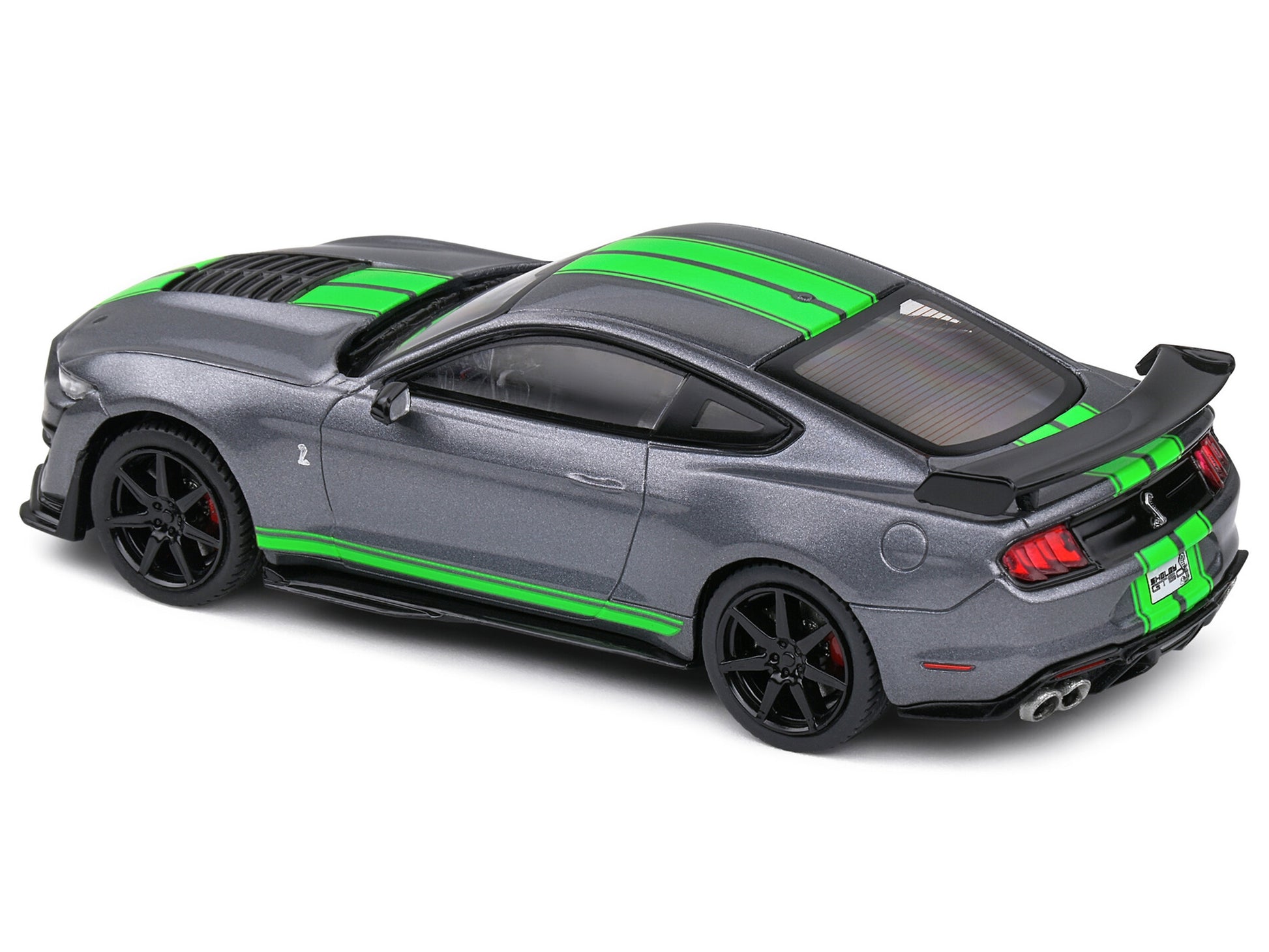 Shelby Mustang GT500 Fast Track Gray Metallic with Neon Green - Premium Shelby Models from Solido - Just $61.19! Shop now at Rapidvehicles