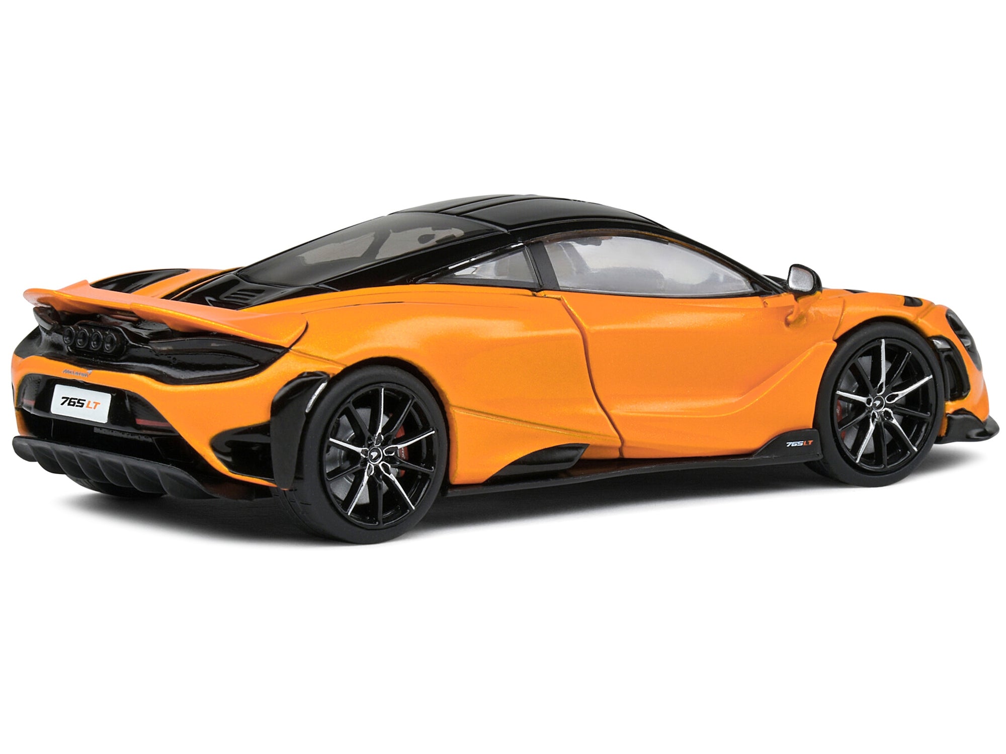 2020 McLaren 765 LT Papaya Spark Orange Metallic and Black 1/43 Diecast Model Car by Solido - Premium McLaren Models from Solido - Just $41.99! Shop now at Rapidvehicles